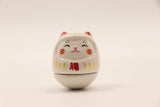 Bambola gatto daruma portafortuna,Maneki Neko di Yakushi Kiln - LE COSE DIYADI