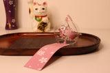 Furin campanello portafortuna con SAKURA rosa Giapponese - LE COSE DIYADI